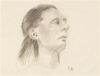 EUGENE HENRY BISCHOFF Portrait Study.